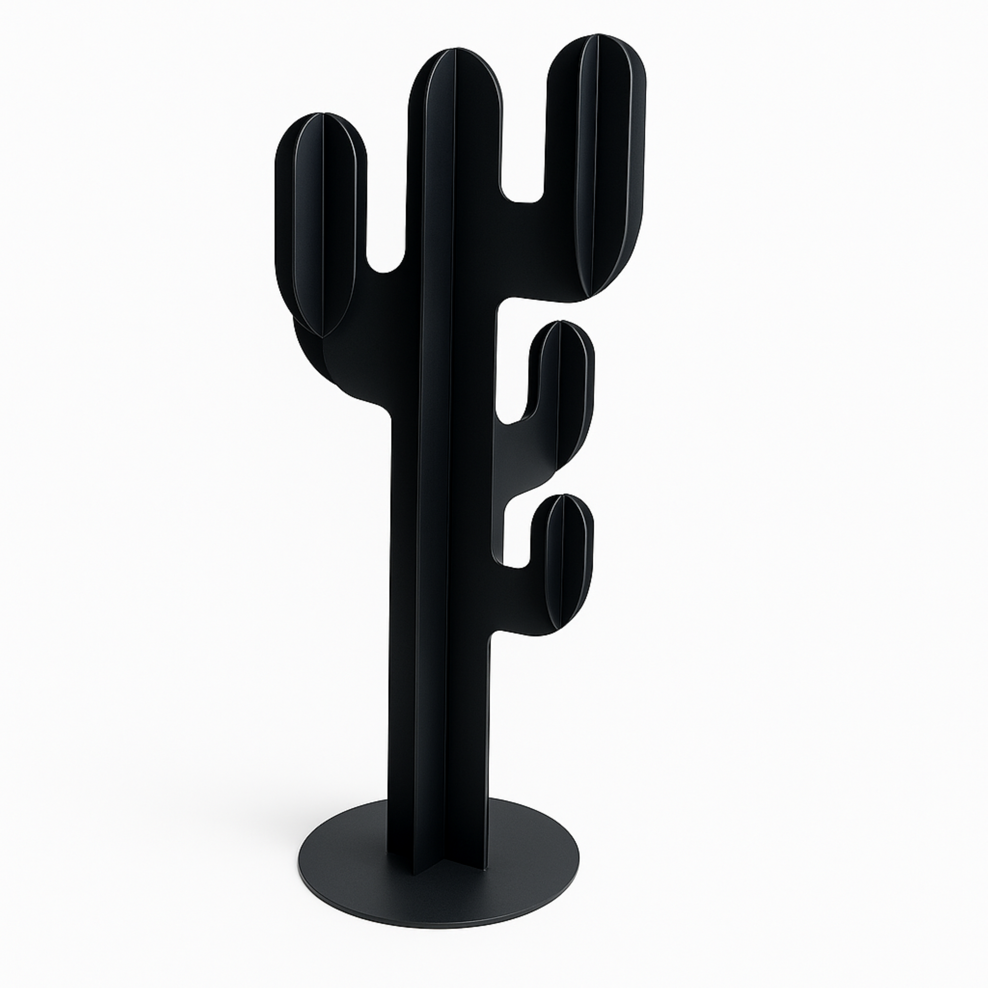 Cactus Design en Acier Thermolaqué Gris Foncé