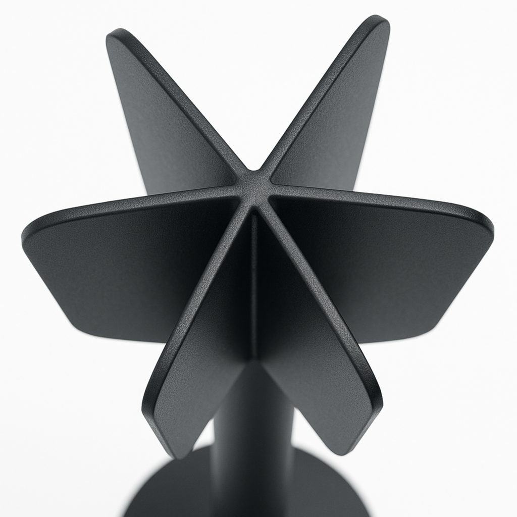 Cactus Design en Acier Thermolaqué Gris Foncé